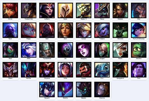 LA | Unranked | Handmade | Level 35 | 11 Skins | 36 Champions | Full Access