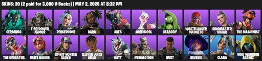 [PC/PSN] | 20 skins | Cerberus | T-60 Power Armor | Persephone | Dara | Ares | Gwenpool | Peabody | Wastelander Magneto | Ringmaster Scarr | Full Access