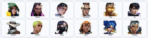 LA/Bronze | 34 Skins + 12 Agents | Imperium Vandal / Torque Coiler / Helix Daggers / Celestial Fan | Full Access