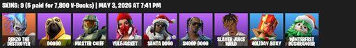 [PC/PSN/XBOX] | 9 skins | Renzo the Destroyer | Doggo | Master Chief | Yulejacket | Santa Dogg | Snoop Dogg | Slayer Juice WRLD | Holiday Boxy | Full Access