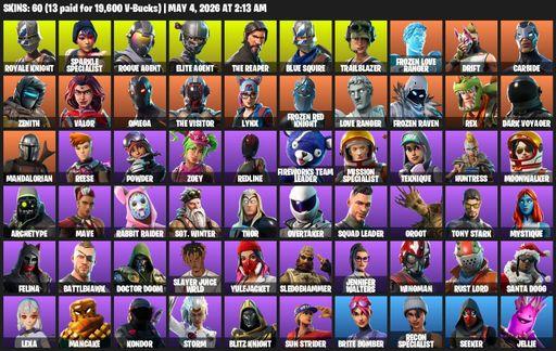 [PC/PSN] | 60 skins | Floss | Take The L | Sparkle Specialist | Royale Knight | The Reaper | Elite Agent | Blue Squire | Omega | Rogue Agent | Full Access