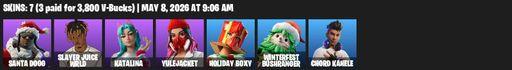 [PC/PSN] | 7 skins | Santa Dogg | Slayer Juice WRLD | Katalina | Yulejacket | Holiday Boxy | Winterfest Bushranger | Chord Kahele | Frosted Frets | Full Access
