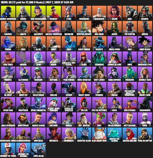 [PC/XBOX] | 93 skins | Omega | Carbon Commando | Havoc | Sub Commander | Prodigy | Lynx | Omegarok | Ragnarok | Valor | Dire | Shogun | Carbide | Full Access