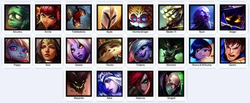 LA | Unranked | Handmade | Level 25 | 5 Skins | 20 Champions | Full Access