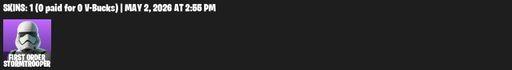 [PC/PSN/XBOX] | 1 skins | First Order Stormtrooper | Default Pickaxe | Full Access