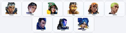 LA | 23 Skins + 9 Agents + 315 RP | Hieroscape Blades / Byteshift Vandal / Hieroscape Frenzy / Hieroscape Bulldog | Full Access