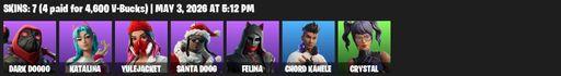 [PC/PSN/XBOX] | 7 skins | Dark Doggo | Katalina | Yulejacket | Santa Dogg | Felina | Chord Kahele | Crystal | Humbug Slicer | Mercurial | Full Access