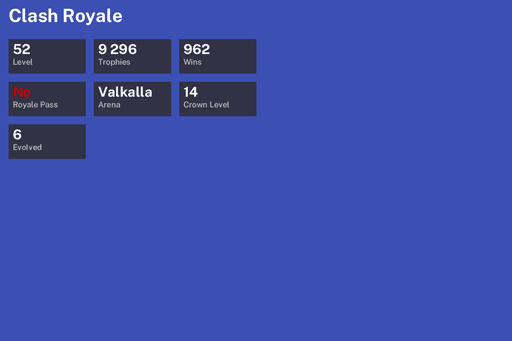[KT14] | Level 52 | 9296 Trophies | Valkalla | 962 Wins | 6 Evol. | BS Lv.126 | CoC TH12 | Full Access