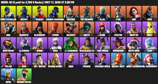 [PC/PSN/XBOX] | 42 skins | Point Patroller | Trilogy | Prodigy | Carbon Commando | Sentinel | The Prisoner | A.I.M. | Lynx | Rox | Ruin | Dire | Full Access