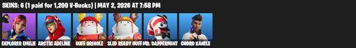 [PC/PSN/XBOX] | 6 skins | Explorer Emilie | Arctic Adeline | Guff Gringle | Sled Ready Guff | Mr. Dappermint | Chord Kahele | Sledgecracker | Full Access