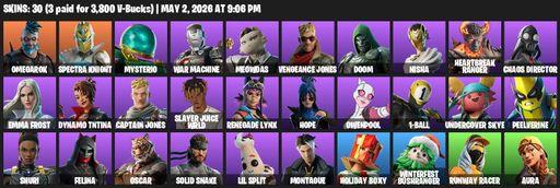 [PC/PSN] | 30 skins | Omegarok | Spectra Knight | Mysterio | War Machine | Meowdas | Vengeance Jones | Doom | Nisha | Heartbreak Ranger | Full Access