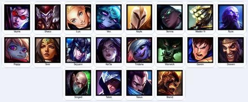 EUW | Unranked | Handmade | Level 22 | 1 Skins | 20 Champions | Full Access