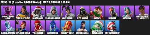 [PC/XBOX] | 18 skins | Cuddle Team Rider | Trailblazer Tai | Santa Dogg | Vanguard Zadie | Yuki Yubari | Blitz Knight | Cheeks | Burnoff | Katalina | Full Access