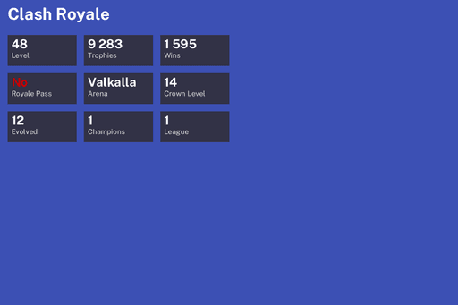 [KT14] | Level 48 | 9283 Trophies | Valkalla | 1595 Wins | 12 Evol. | 1 Champ. | BS Lv.24 | Full Access
