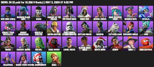 [PC/PSN] | 34 skins | Sub-Zero (MK3) | Shadow Blade Hope | Daigo | Haruka of the Masks | The Night Rose | Rebel Oro | Keisha Cross | Neko Hatsune Miku | Full Access