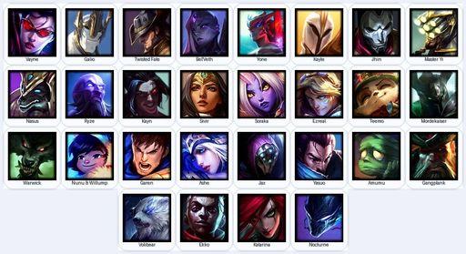 LA | Unranked | Handmade | Level 27 | 8 Skins | 28 Champions | Full Access