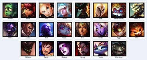 EUW | Unranked | Handmade | Level 17 | 7 Skins | 22 Champions | Full Access