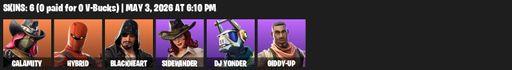 [PC/PSN/XBOX] | 6 skins | Calamity | Hybrid | Blackheart | Sidewinder | DJ Yonder | Giddy-up | Reckoning | Dragon's Claw | Swag Smasher | Plunja | Full Access