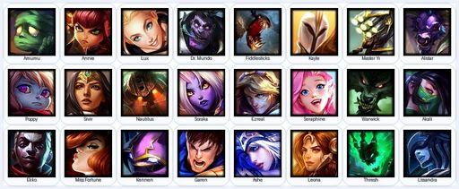 LA | Unranked | Handmade | Level 23 | 24 Champions | Full Access