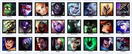 LA | Unranked | Handmade | Level 22 | 1 Skins | 24 Champions | 5850 BE | Full Access
