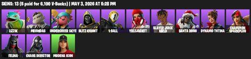 [PC/PSN] | 13 skins | Lizzik | Meowdas | Undercover Skye | Blitz Knight | 1-Ball | Yulejacket | Slayer Juice WRLD | Santa Dogg | Dynamo TNTina | Full Access